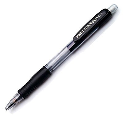Lapiseira Super Grip 0.7mm Preta - Pilot