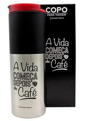 Copo Viagem 500ml Smart Vida Comeca - Zona