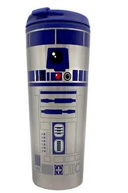 Copo Viagem 450ml Metal Star Wars R2d2 - Zona