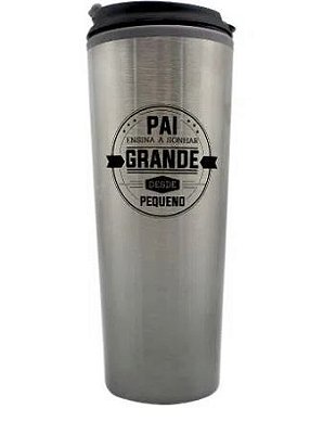 Copo Viagem 450ml Metal Pai Grande Sonhador - Zona