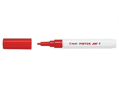 Marcador Fine 1,0mm Pintor Vermelho - Pilot