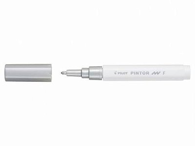 Marcador Fine 1,0mm Pintor Prata - Pilot