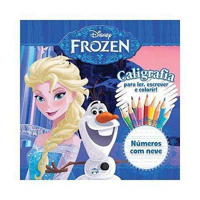 Disney Frozen - Caligrafia Numeros C/neve - Bicho