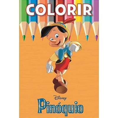 Disney Colorir Medio - Pinoquio - Bicho Esperto
