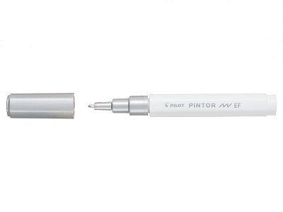 Marcador E Fine 0,7mm Pintor Prata - Pilot