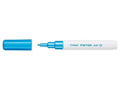 Marcador E Fine 0,7mm Pintor Azul Metalico - Pilot