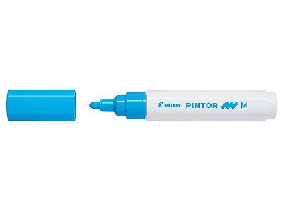 Marcador Medio 1,4mm Pintor Azul Claro - Pilot