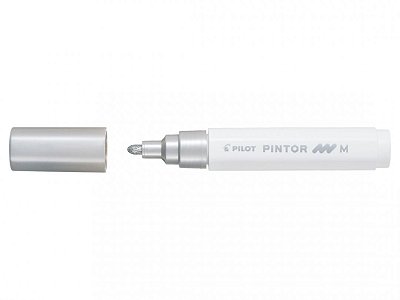 Marcador Medio 1,4mm Pintor Prata - Pilot