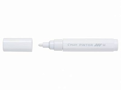 Marcador Medio 1,4mm Pintor Branco - Pilot