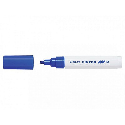 Marcador Medio 1,4mm Pintor Azul - Pilot