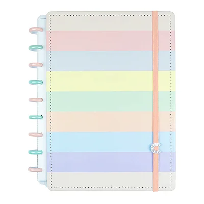Caderno Medio Arco-iris Past - Caderno Inteligente