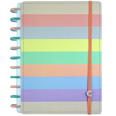 Caderno G+ Arco-iris Pastel - Caderno Inteligente