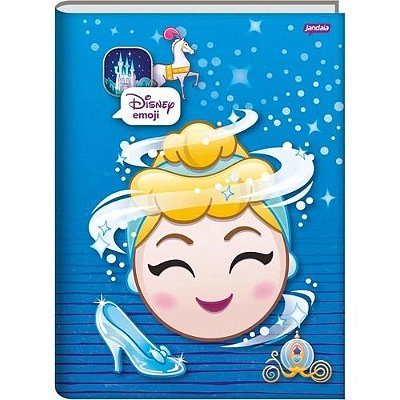 Caderno Broc Cd 1/4 96f Disney Emoji - Jandaia