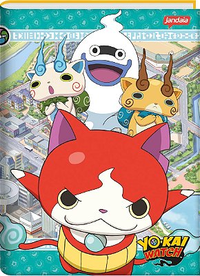 Caderno Broc Cd 1/4 96f Yo Kai Watch - Jandaia
