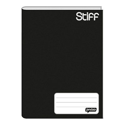 Caderno Broc Cd 1/4 96f Stiff Preto - Jandaia