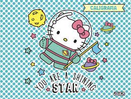 Caderno Cost Cartografia Cd 48f Hello Kitty - Sd