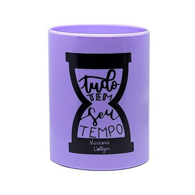 Porta Canetas Up Pastel Roxo - Newpen