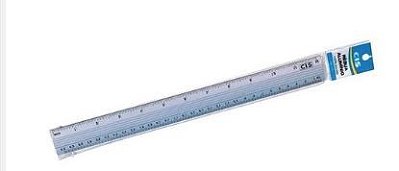 Regua 20cm Aluminio - Cis