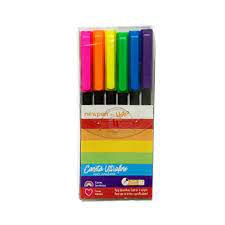 Hidrocor C/6 Fineliner Neon Sortido - Newpen