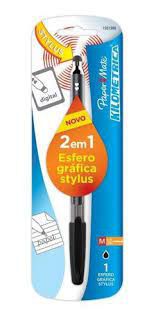 Caneta Esfero Grafica Preta - Paper Mate