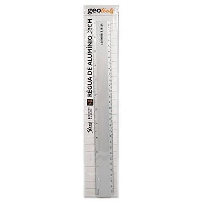 Regua 30cm Aluminio - Bee
