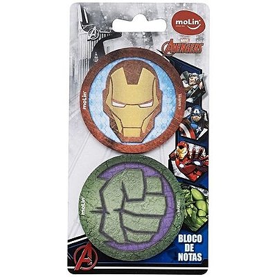 Bloco Notas C/2 50f Avengers - Molin