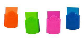 Borracha C/capa Plastica Neon - Leo E Leo