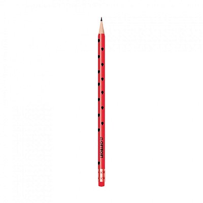 Lapis Grafite Hb C/borracha Red Melancia - Leo
