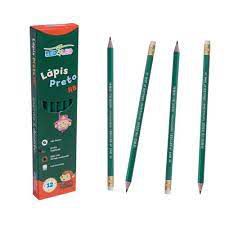 Lapis Grafite Hb S/borracha C/72 Sext Verde - Leo
