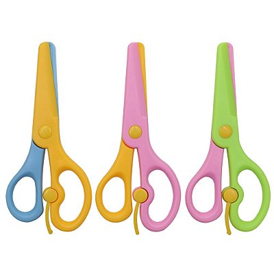 Tesoura Escolar 130cm Plastico Kids - Leo