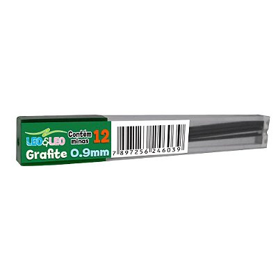 Ponta Grafite 0.9 Hb 60mm 12pcs - Leo E Leo