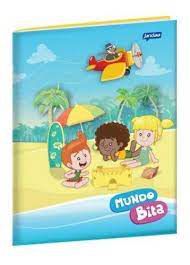 Caderno Broc Cd 1m 96f Mundo Bita - Jandaia