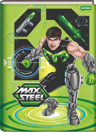 Caderno Broc Cd 1m 80f Max Steel - Jandaia