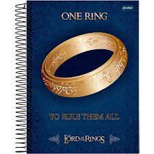Caderno Esp Univ Cd 15m 300f Senhor Aneis -jandaia