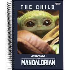 Caderno Esp Univ Cd 1m 80f Star Wars Yoda- Jandaia