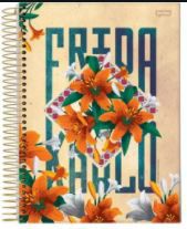 Caderno Esp Univ Cd 15m 300f Frida Kahlo - Jandaia