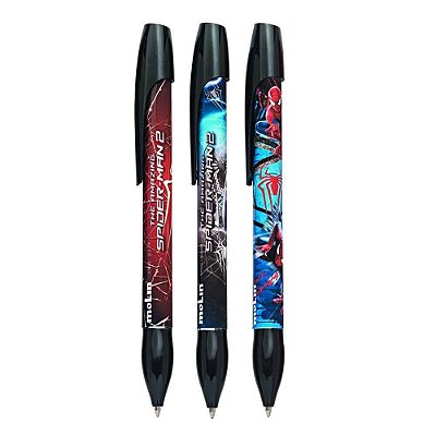 Caneta Esferografica Retratil Bl Spiderman - Molin