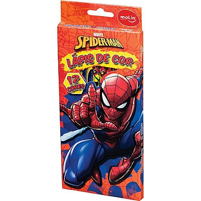 Lapis De Cor C/12 Spiderman - Molin