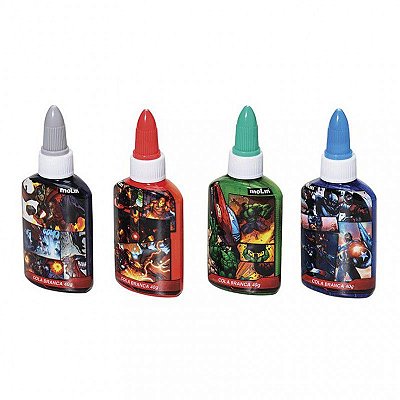 Cola Branca 40g Avengers - Molin