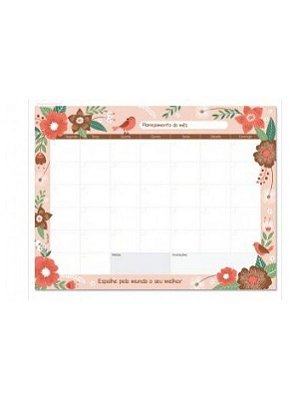 Bloco 270x355mm 12f 120g Mensal Jardim - Fideia