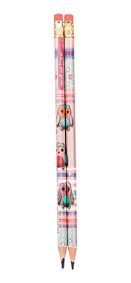Lapis Preto Hb C/borracha Love Coruja - Molin