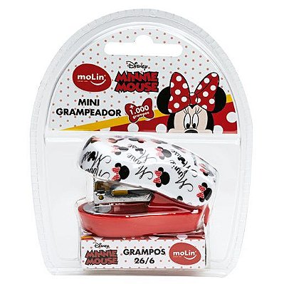 Grampeador Mini C/grampo Blister Minnie - Molin