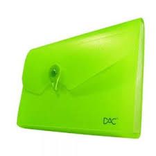 Porta Cheque 12 Divisorias Verde - Dac