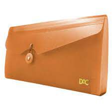 Porta Cheque 12 Divisorias Laranja - Dac