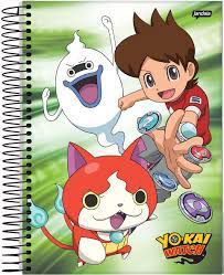 Caderno Esp Univ Cd 1m 96f Yo Kai Watch - Jandaia