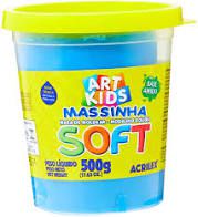 Massa De Modelar Soft 500g N/109 Azul - Acrilex