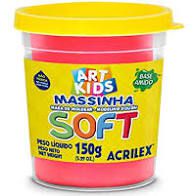 Massa De Modelar Soft 150g N/103 Vermelha -acrilex