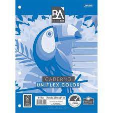 Caderno Esp Univ Cd 01m 96f Uniflex Color -jandaia