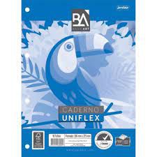 Caderno Univ Flex 96f Uniflex Basic Art - Jandaia