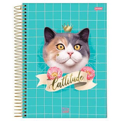 Caderno Esp Univ Cd 10m 200f Pet Holic - Jandaia